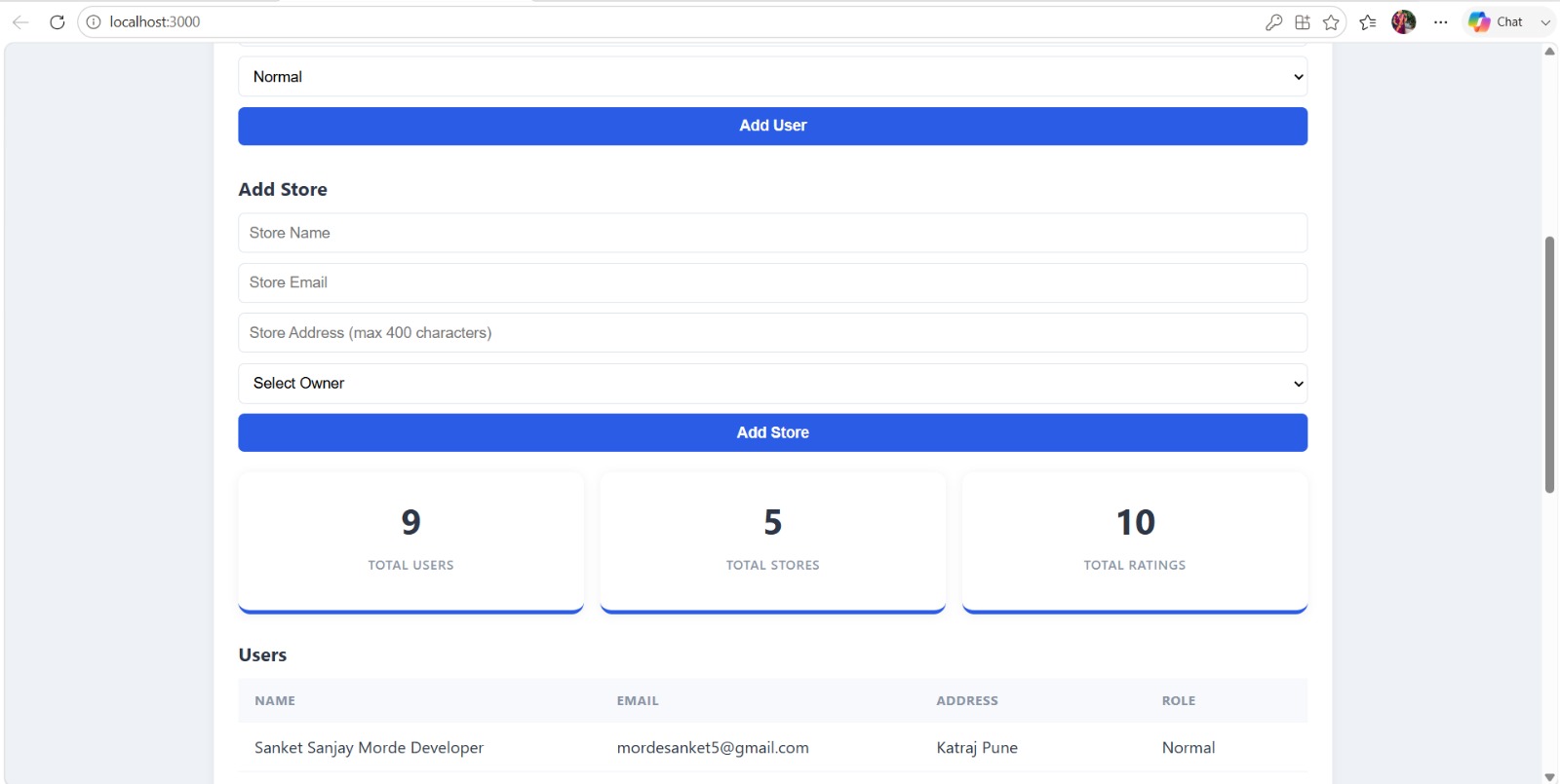 Store Rating System - Screenshot 4