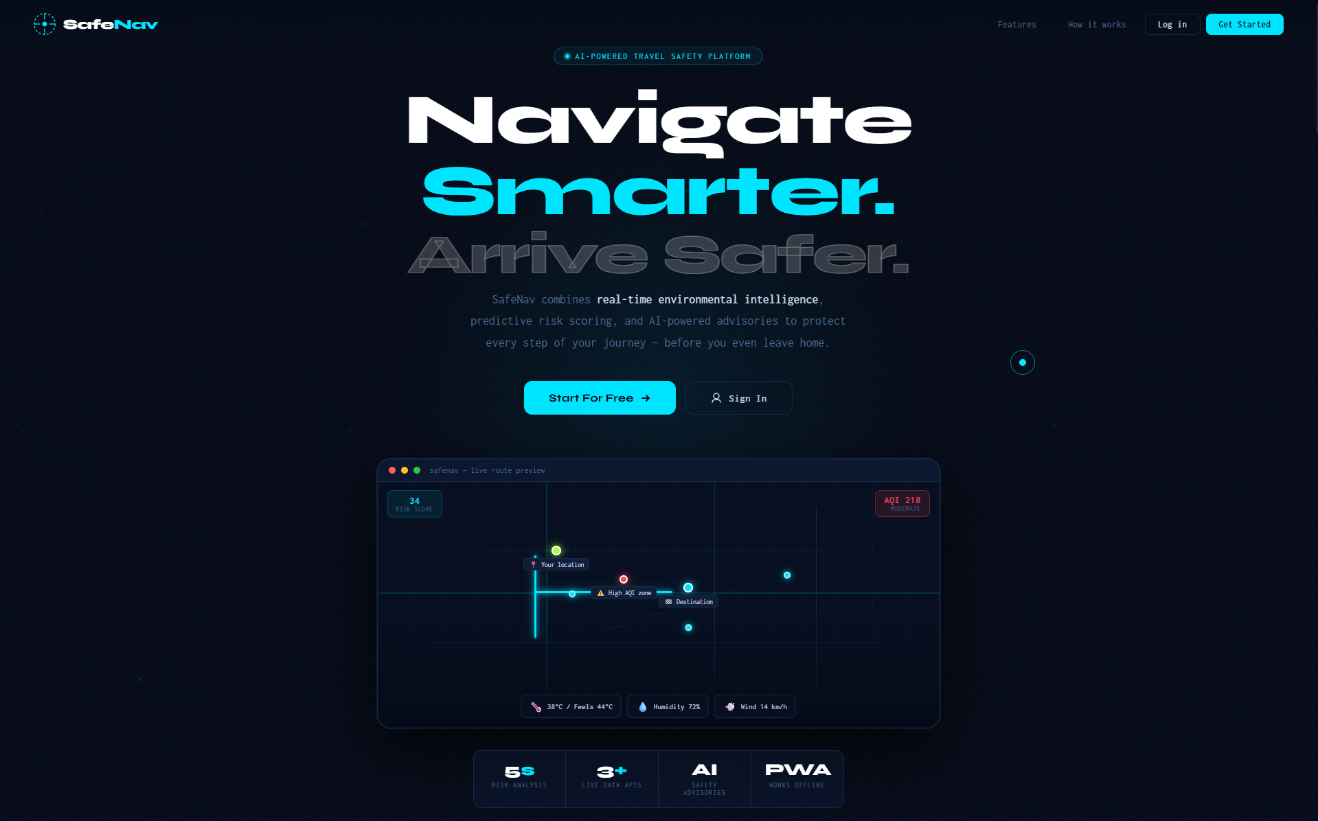 SafeNav: AI-Powered Travel Safety Platform - Screenshot 4
