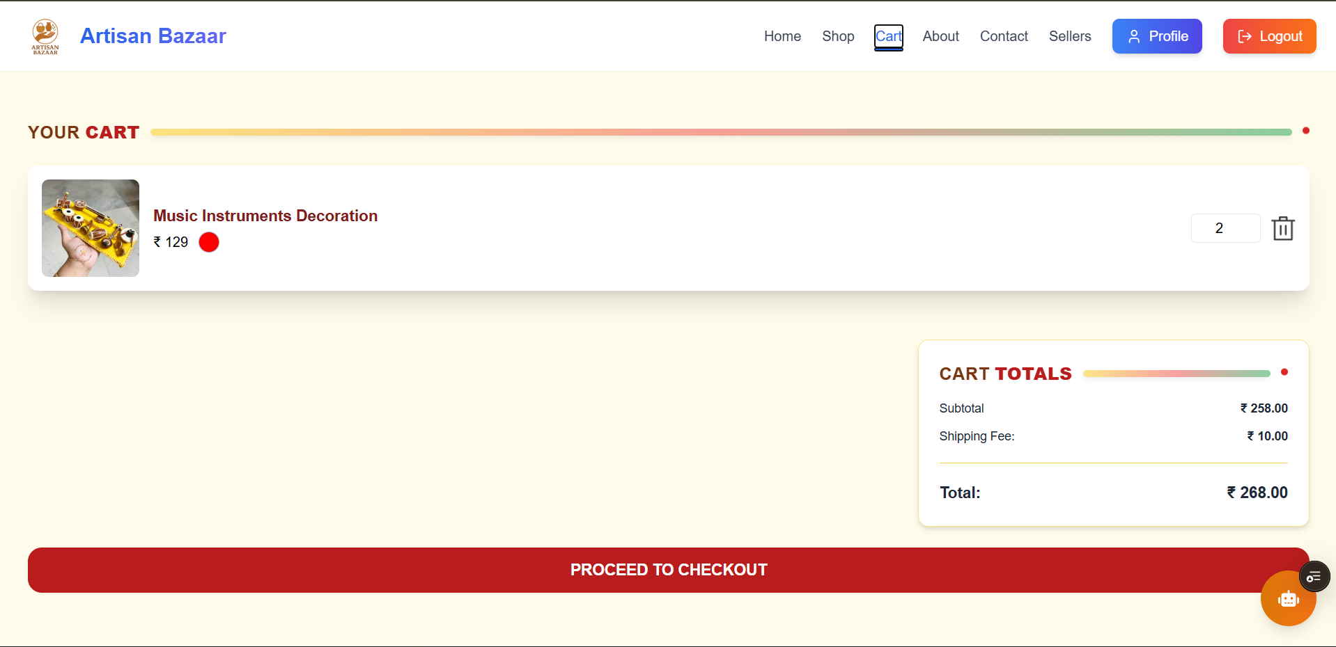 Full-Stack E-Commerce website with MERN - Screenshot 4