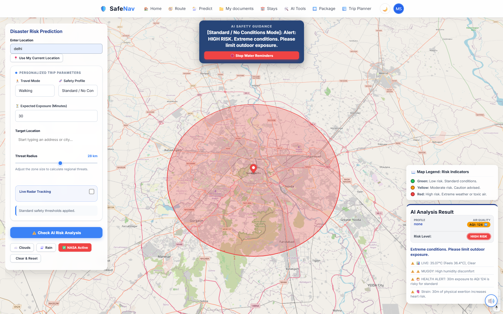 SafeNav: AI-Powered Travel Safety Platform - Screenshot 5