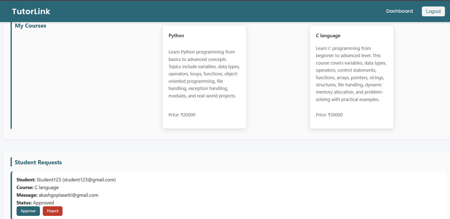 Tutor Link - Screenshot 5