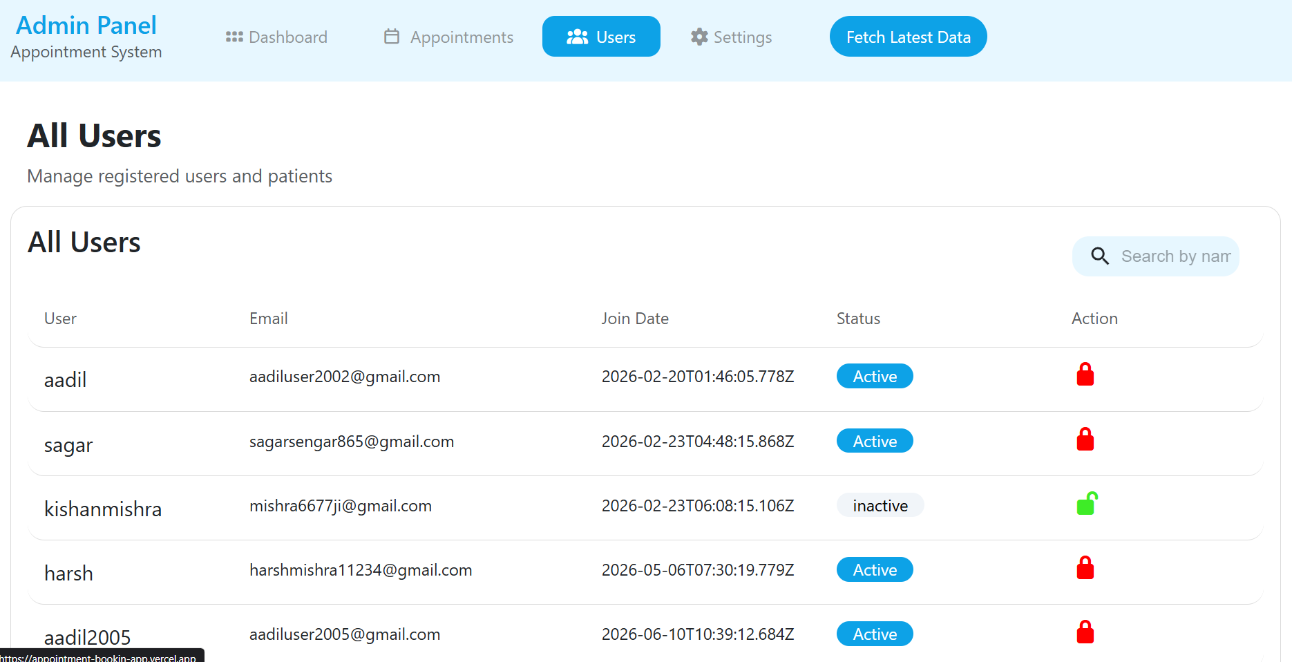 Appointment Booking System - Screenshot 5