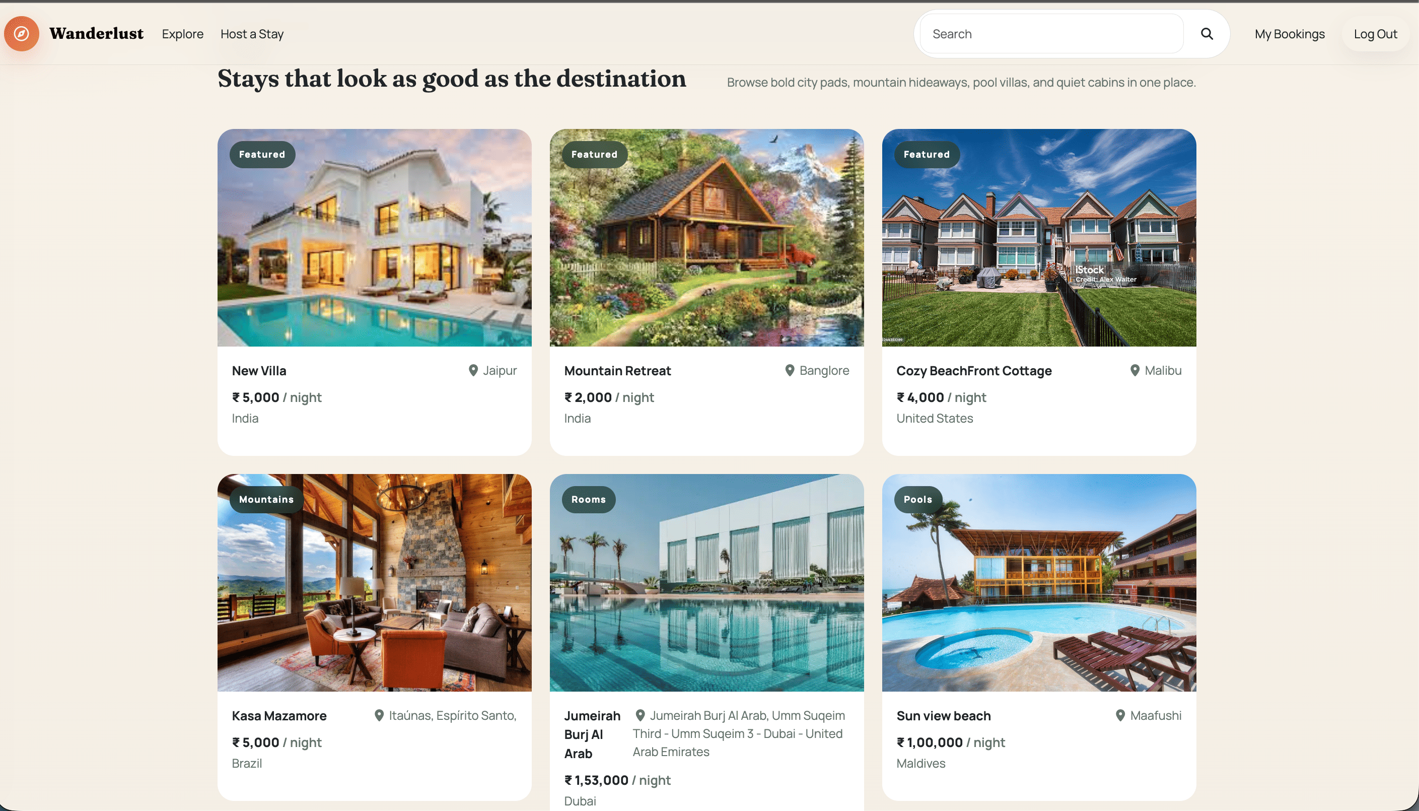 TripHaven – Travel Stay Booking Platform | MEN Stack using Ejs - Screenshot 4