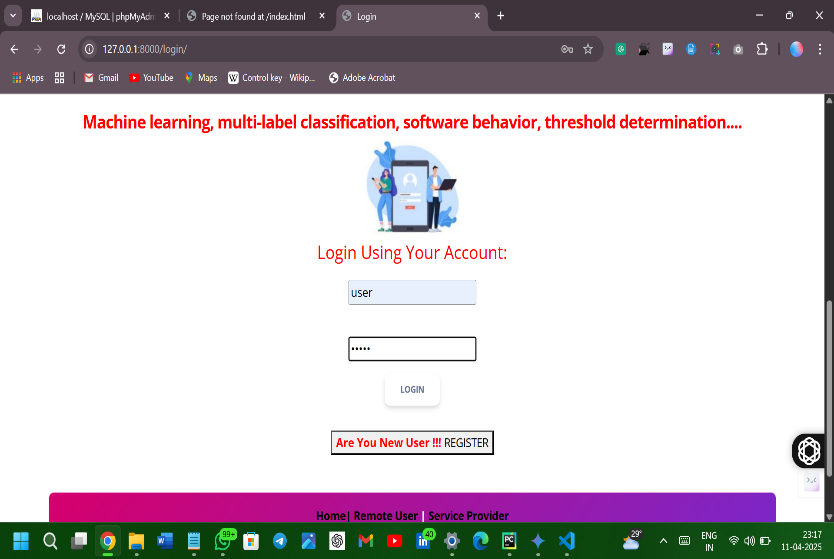 Software Behaviour Predictor - Screenshot 1