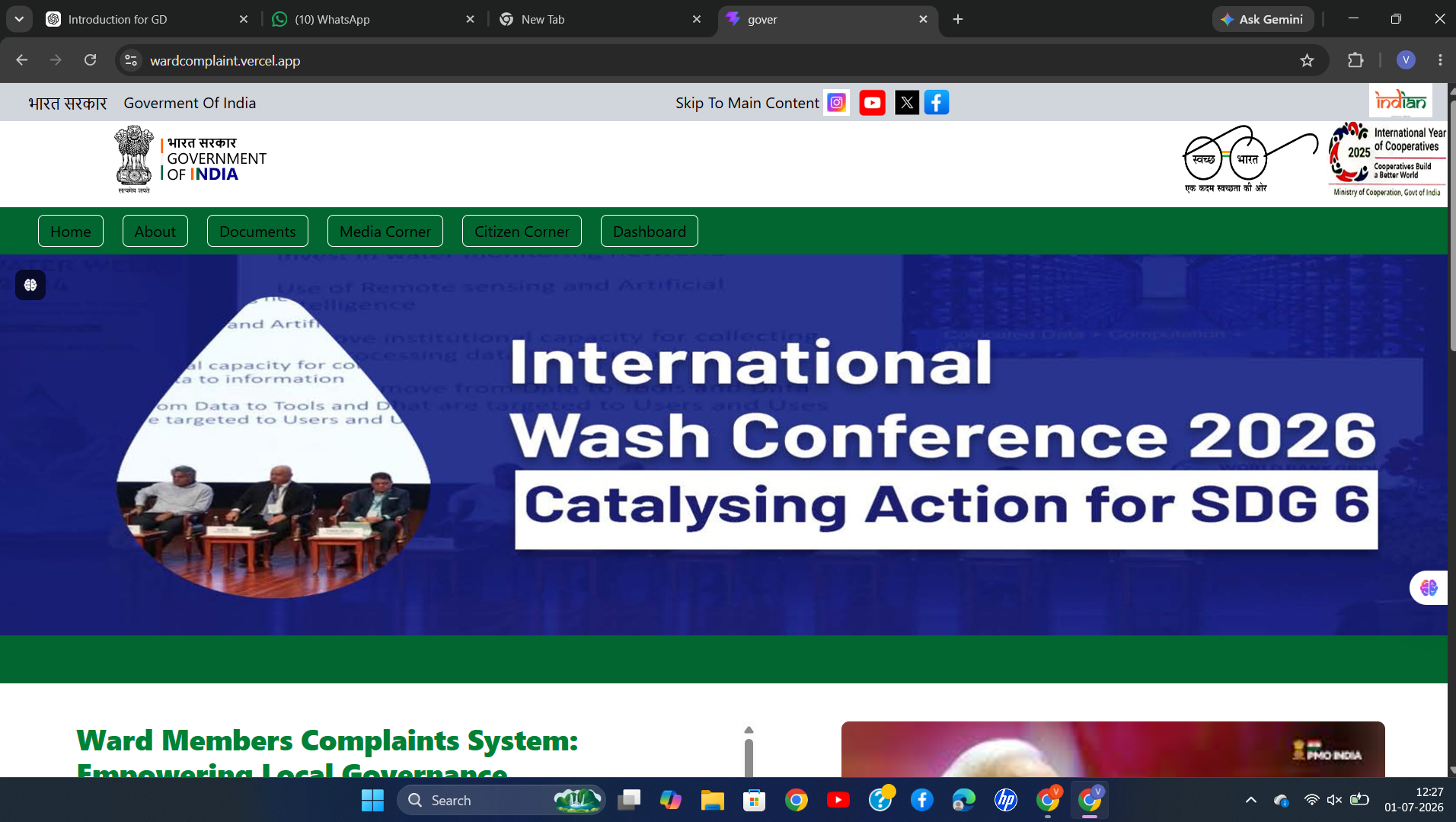 WARD MANAGMENT COMPLAINT SYSTEM - Screenshot 3