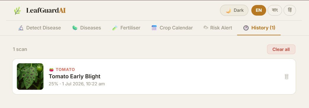 Leaf Disease Detection Web App - Screenshot 5