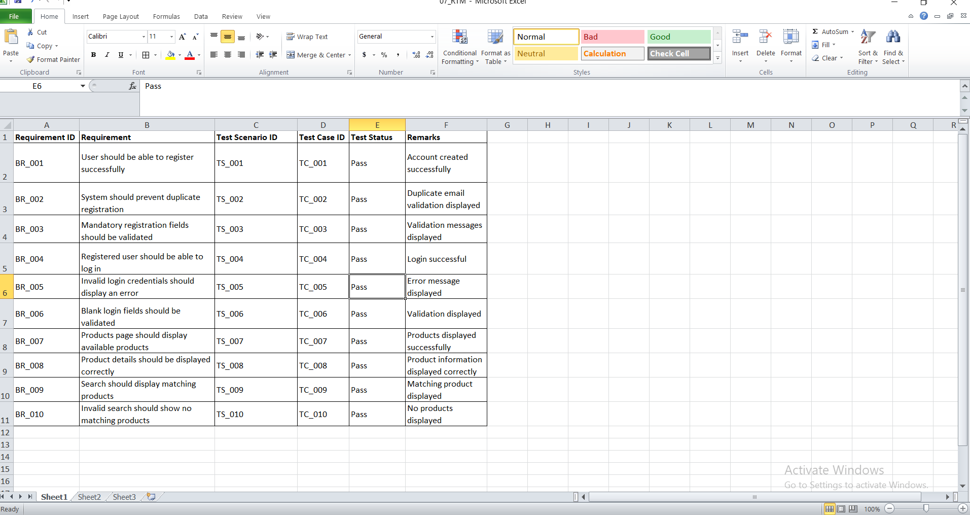 E-Commerce Web Application Testing - Screenshot 3