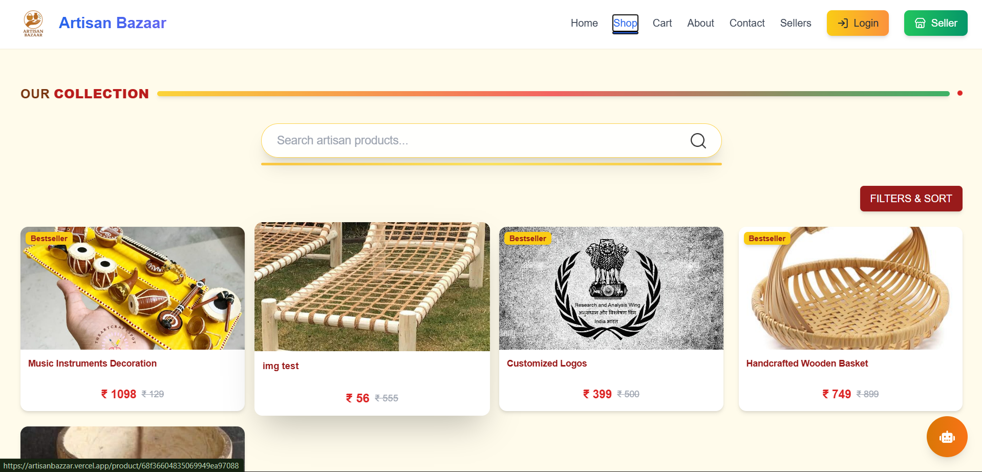 Full-Stack E-Commerce website with MERN - Screenshot 2
