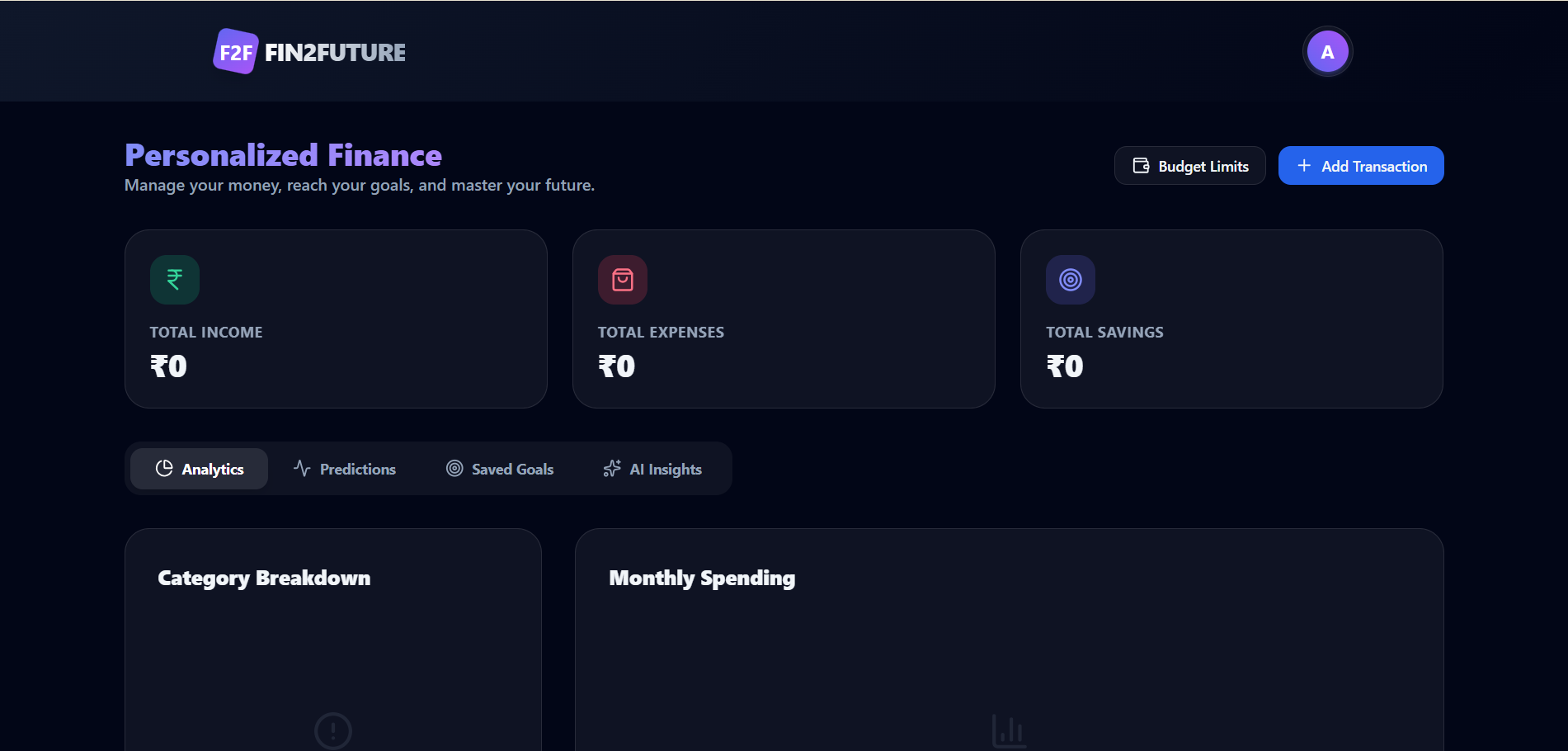 Fin2Future – Gamified Financial Literacy Web Application - Screenshot 4