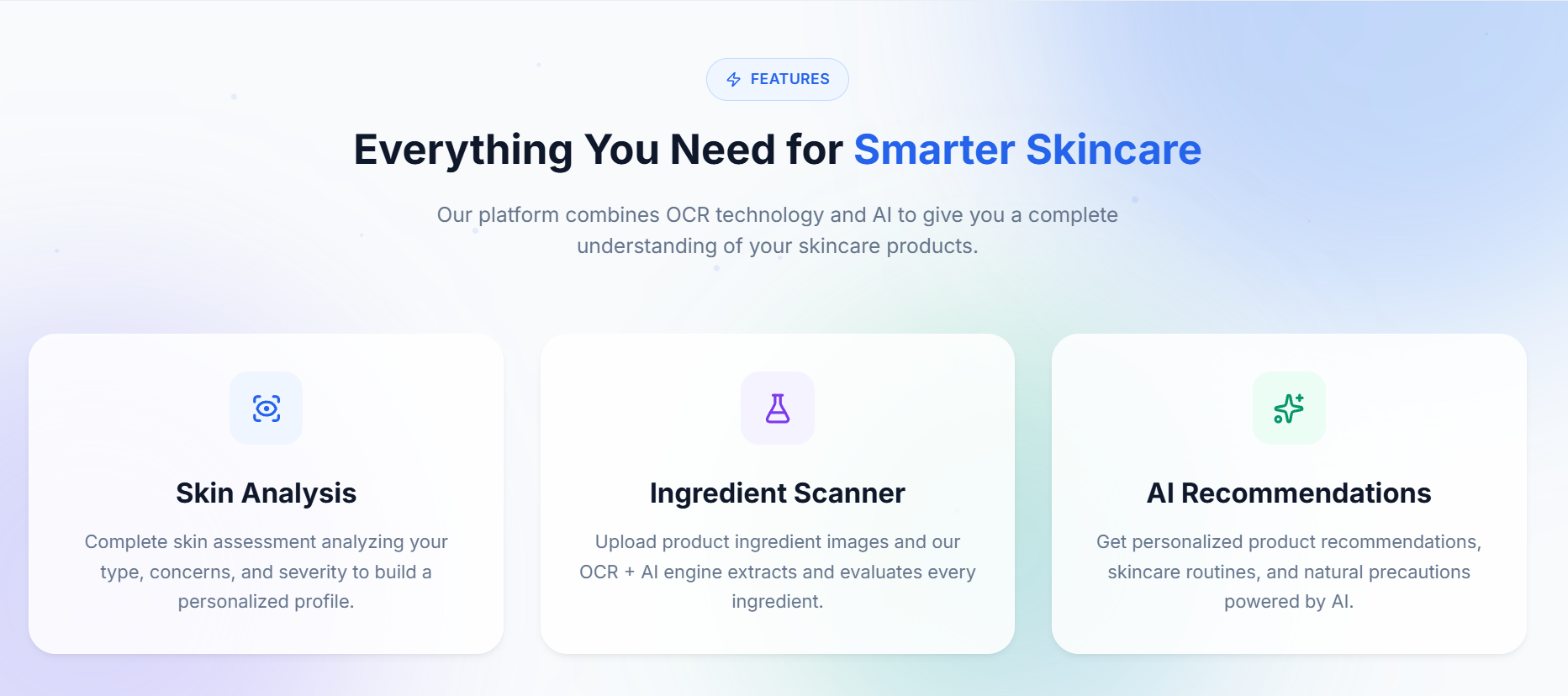 DermaGenie– AI-Powered Skincare Intelligence Platform - Screenshot 2