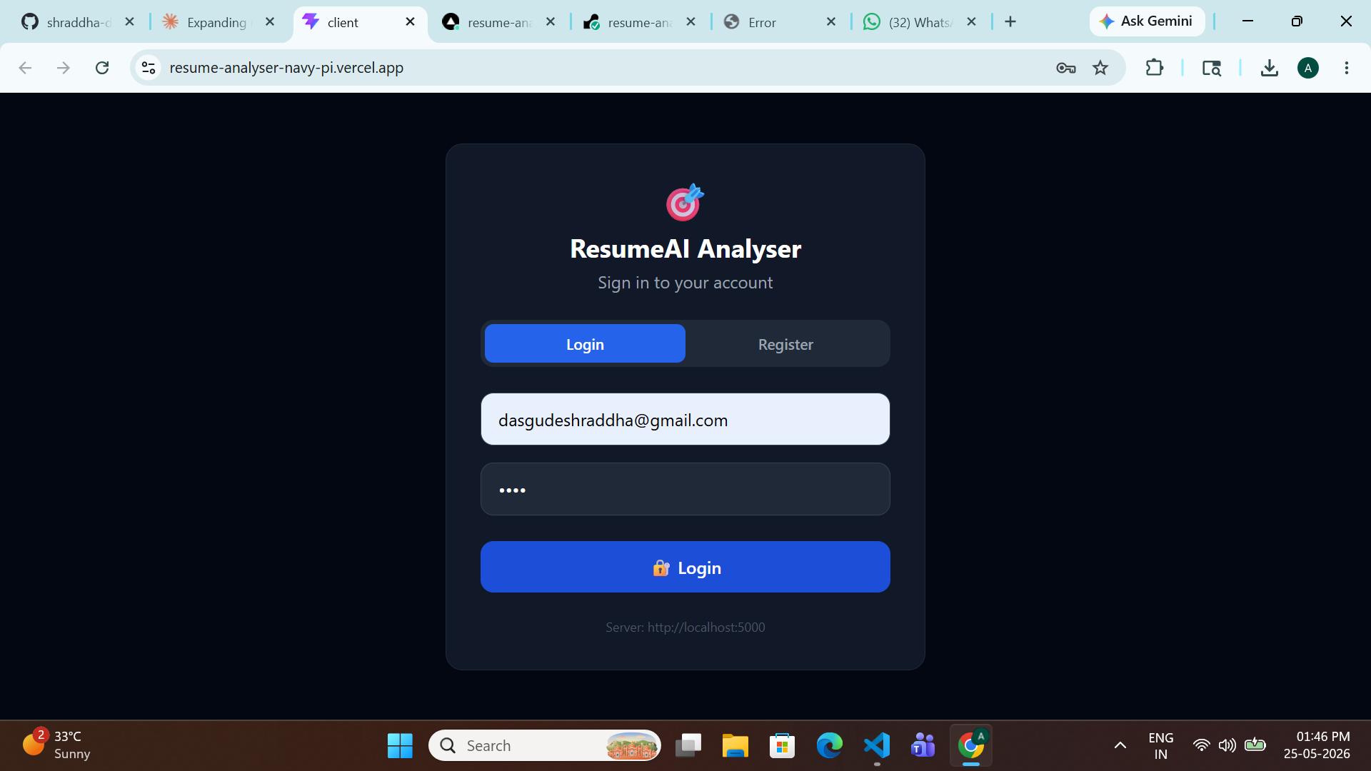 AI Resume Analyzer - Screenshot 3