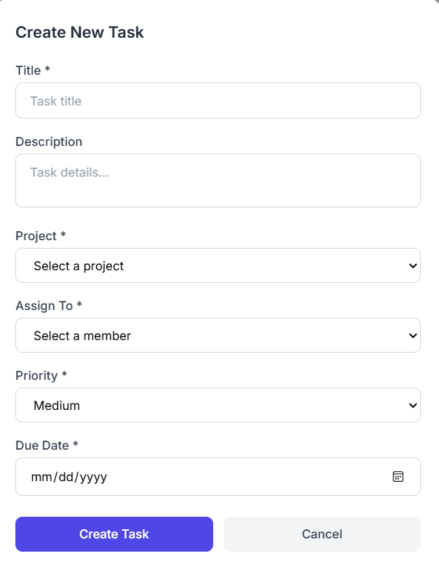 Team-Task-Manager - Screenshot 4