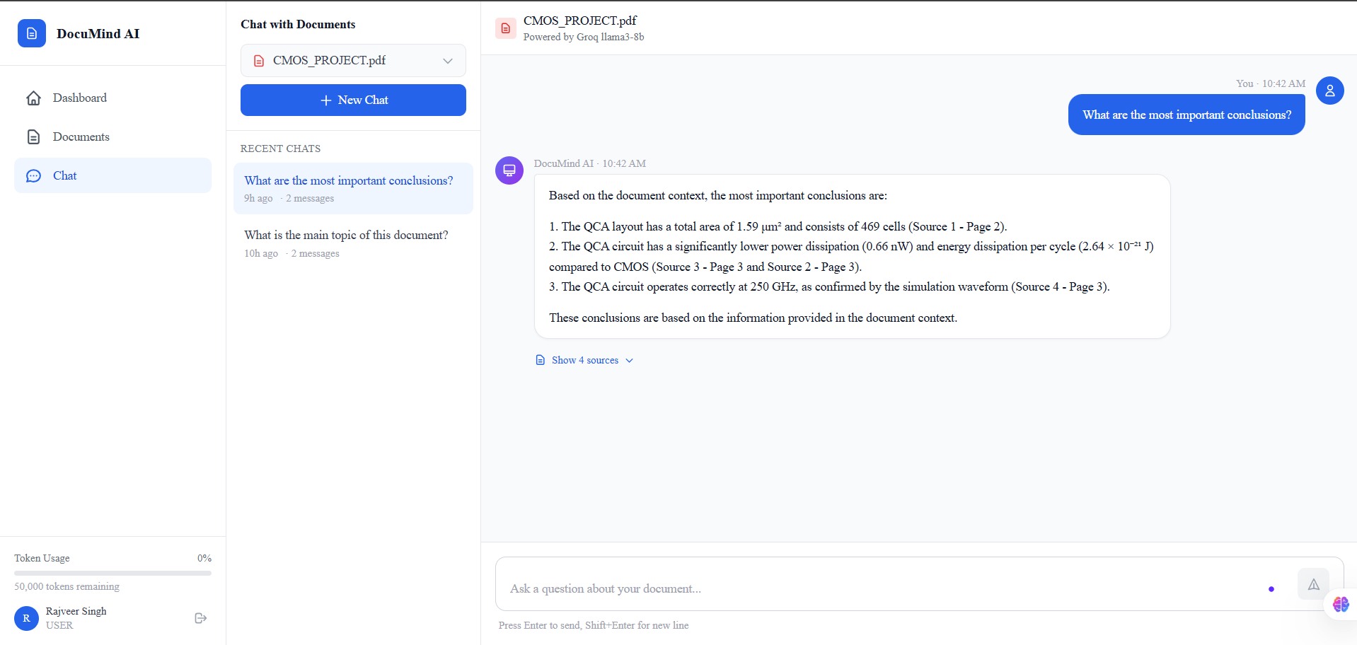 DocuMind AI - Screenshot 2