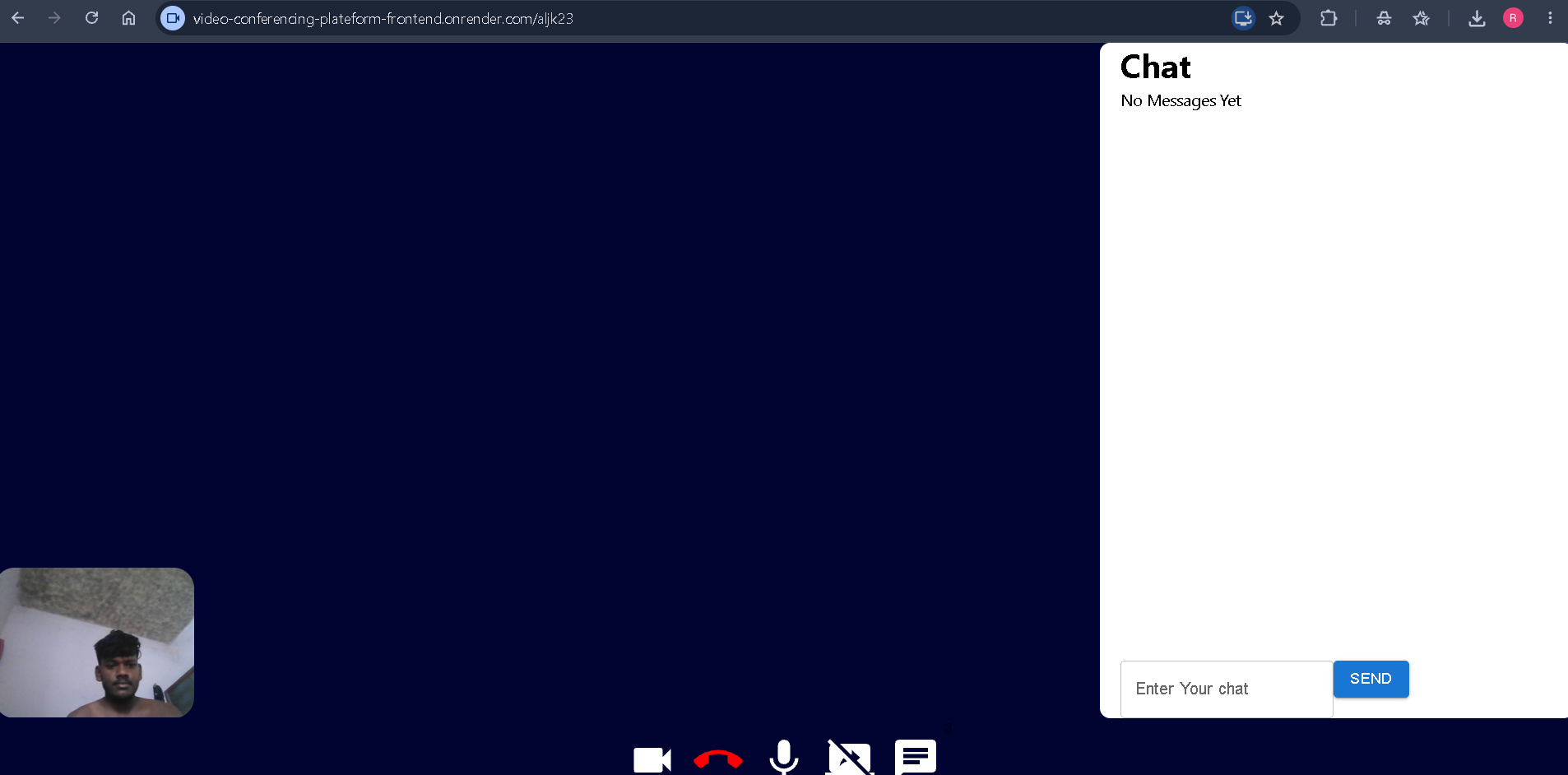 Video Conferencing Platform - Screenshot 3