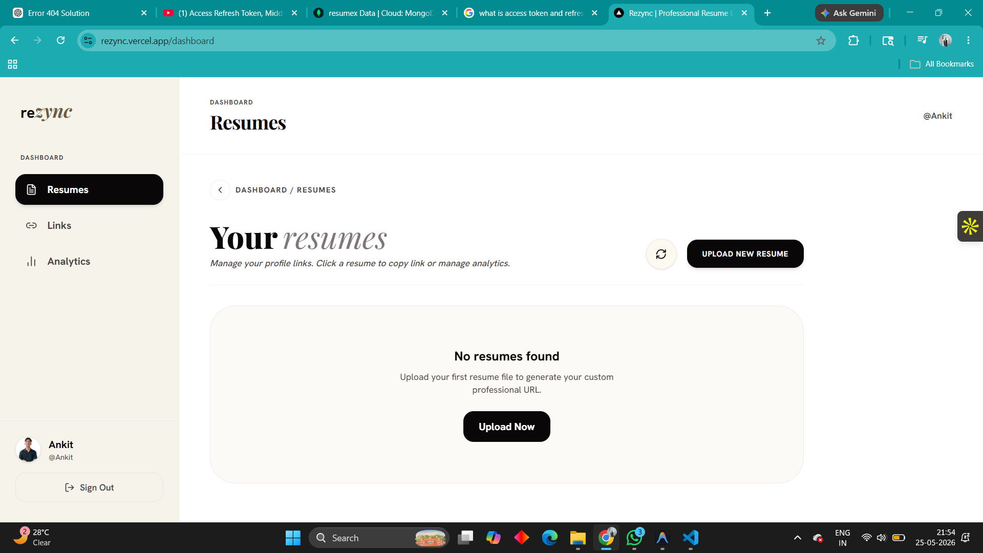 Rezync – Resume Management Platform with Cloud Storage - Screenshot 4