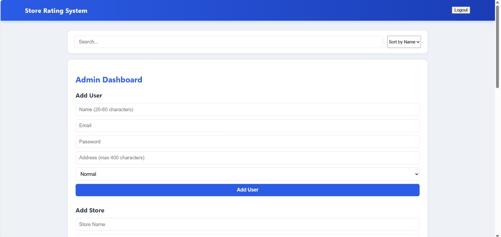 Store Rating System - Screenshot 3