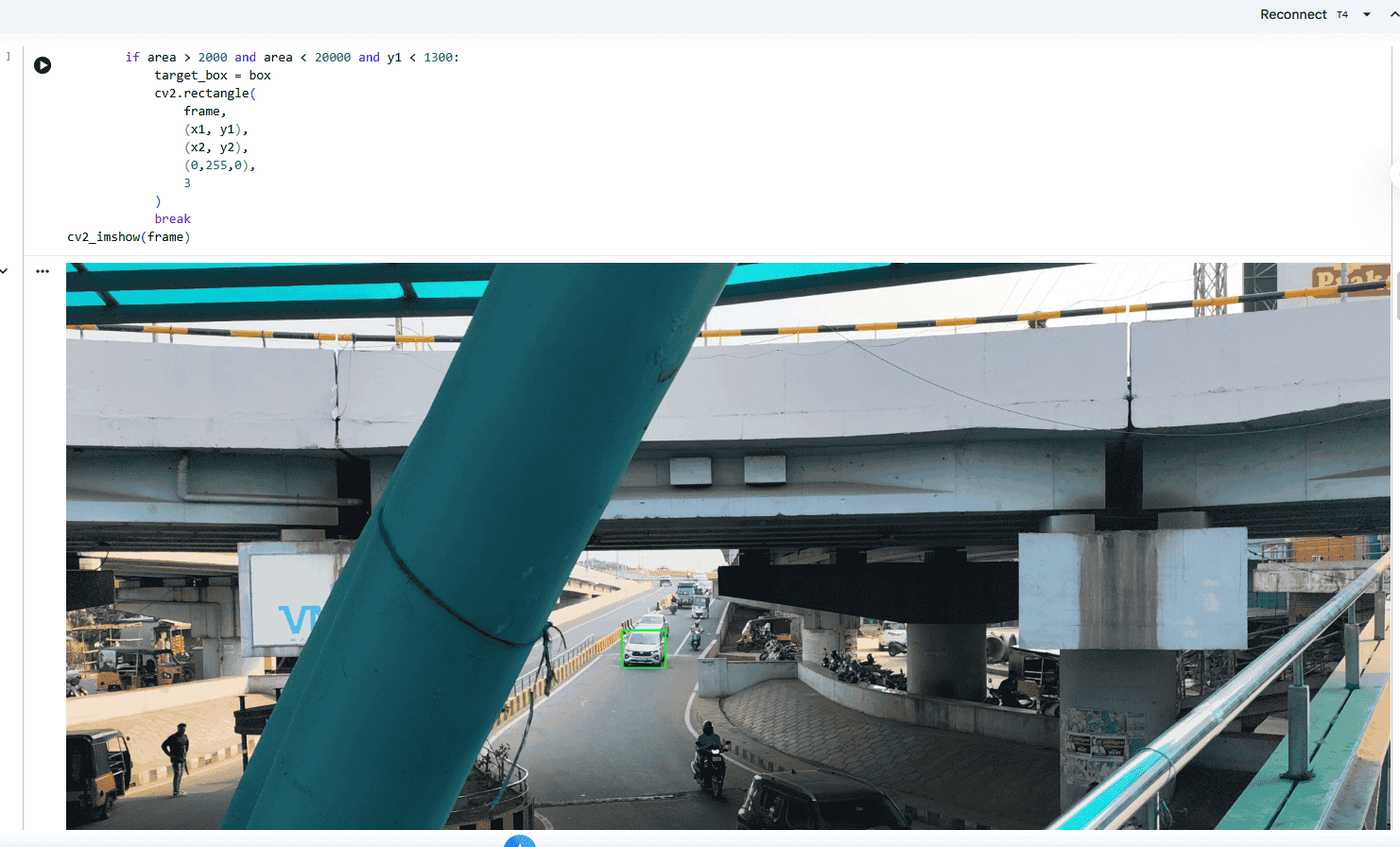 Vehicle Tracking using YOLOv8 and OpenCV - Screenshot 3