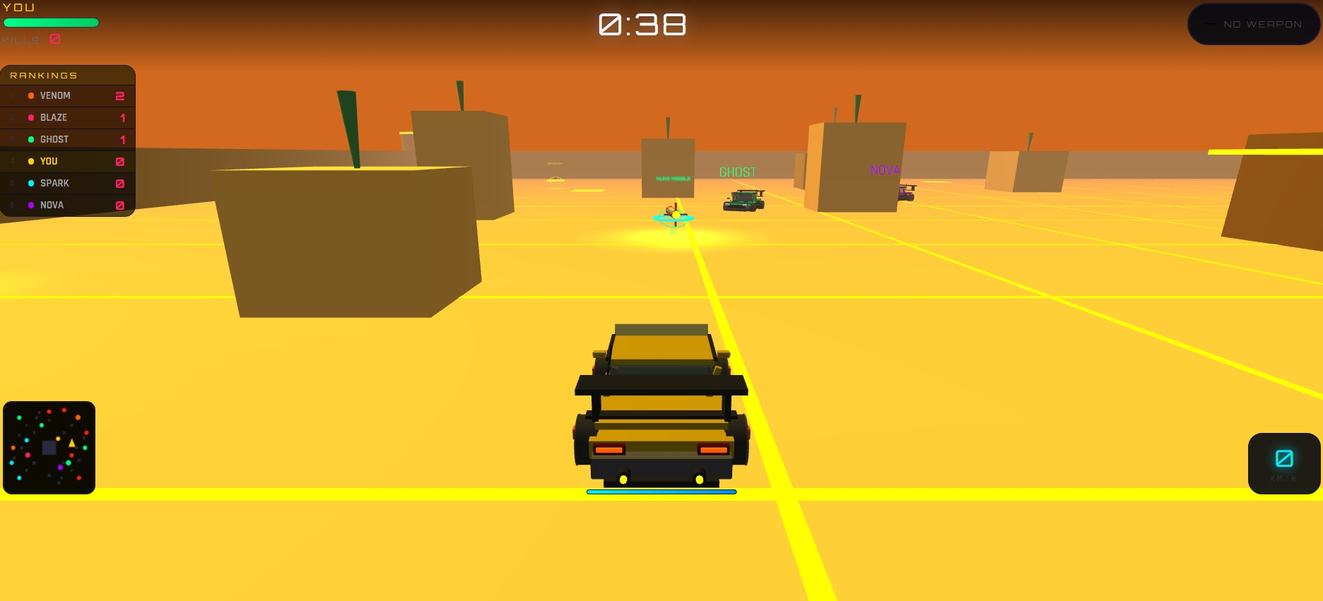 Turbo Smash 3D — Kart Battle Arena Game - Screenshot 3