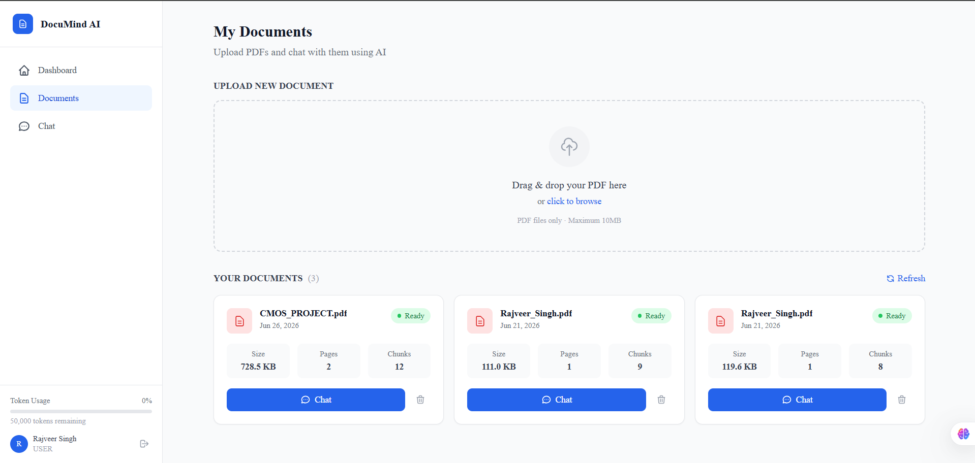 DocuMind AI - Screenshot 1