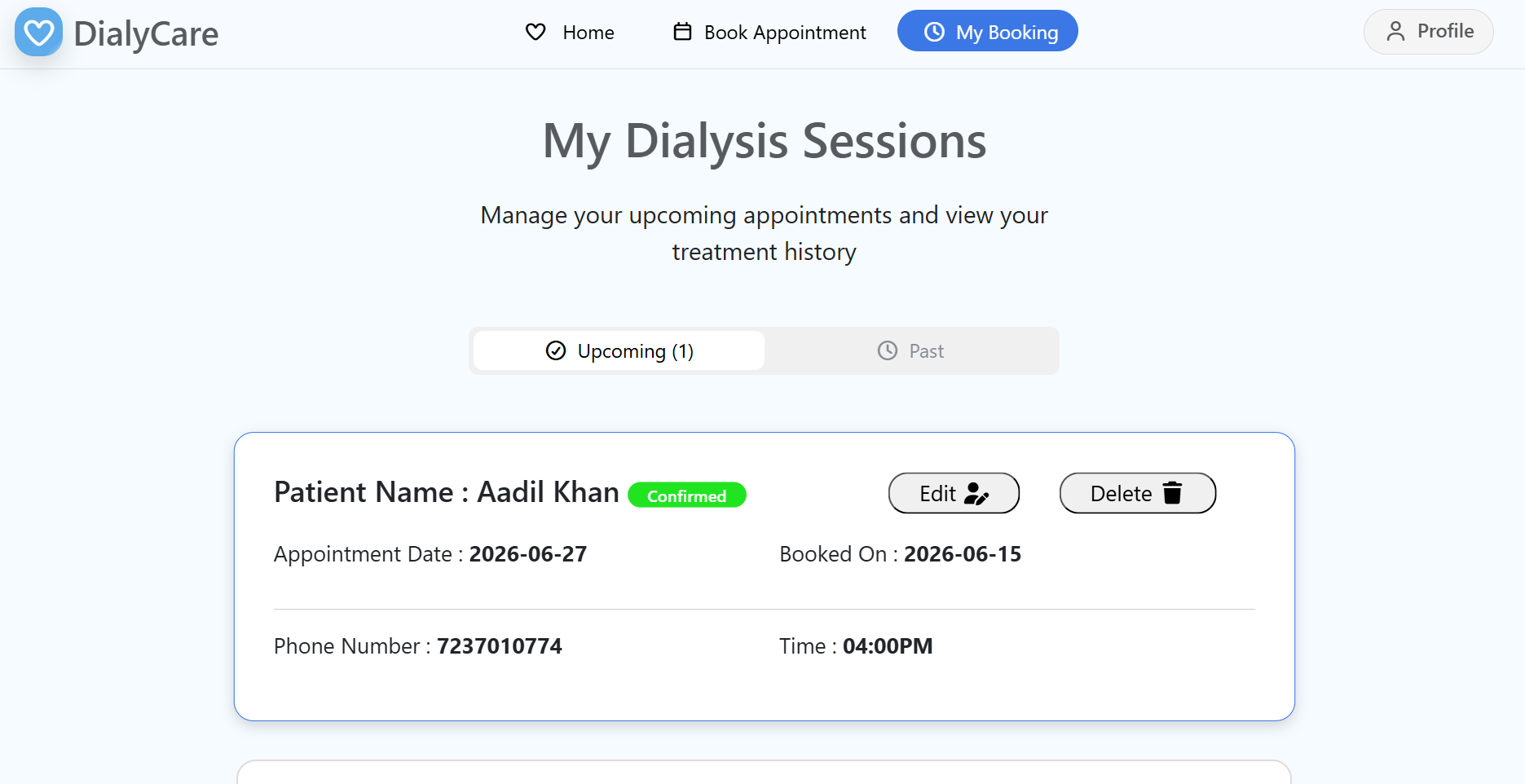 Appointment Booking System - Screenshot 2