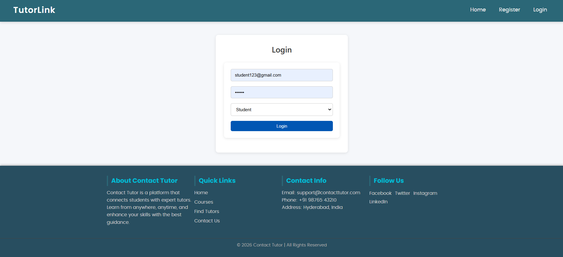 Tutor Link - Screenshot 2