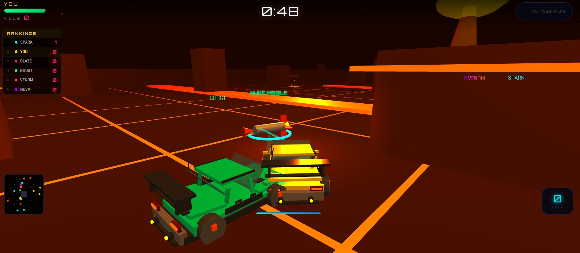 Turbo Smash 3D — Kart Battle Arena Game - Screenshot 2