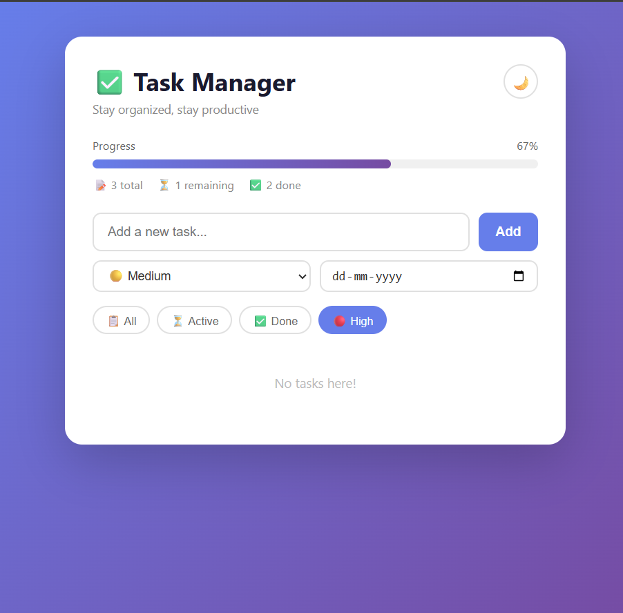 Task Manager App – MERN Stack - Screenshot 6