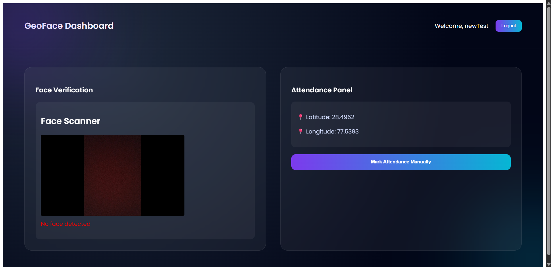 Geo Face Attendance System - Screenshot 3