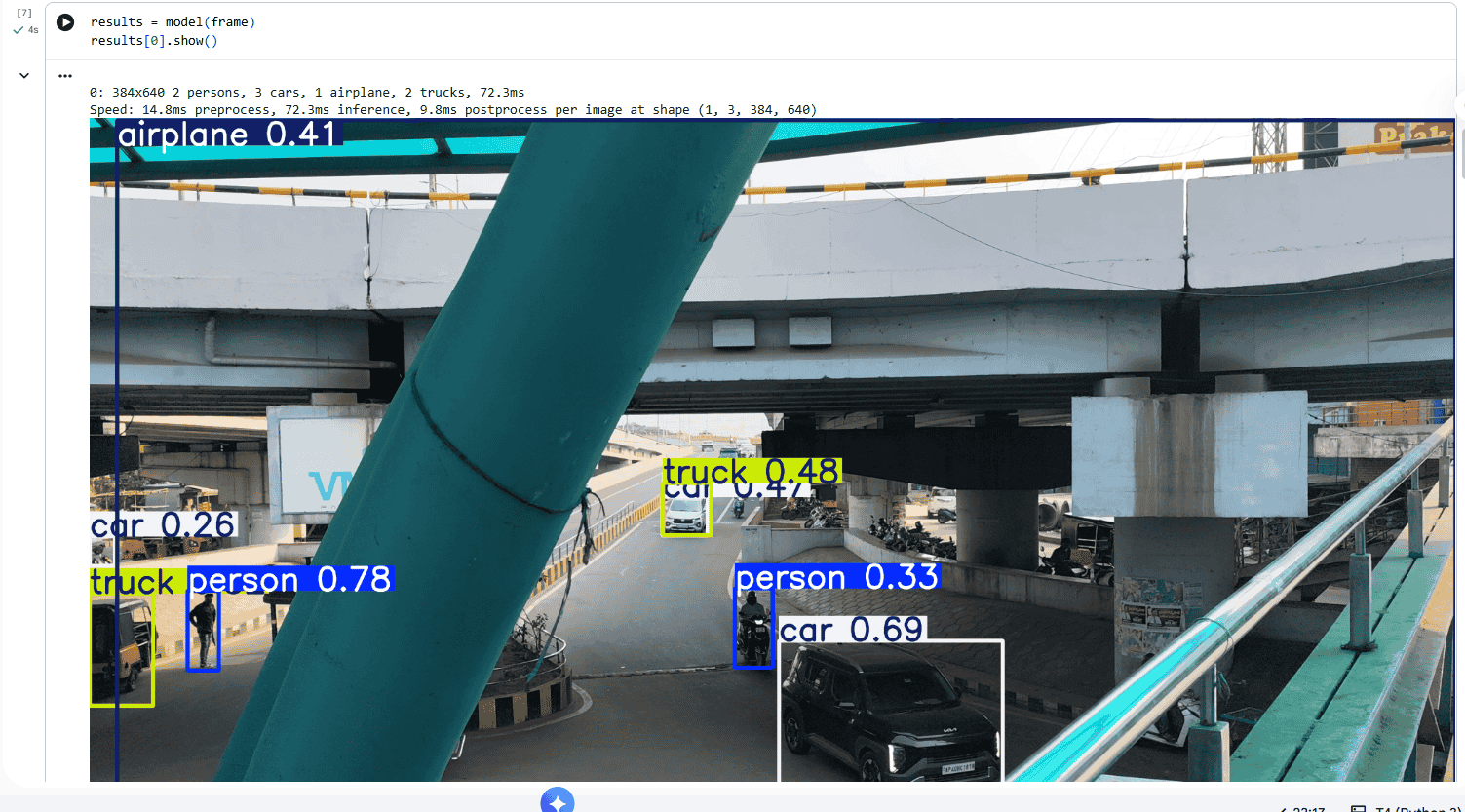 Vehicle Tracking using YOLOv8 and OpenCV - Screenshot 2
