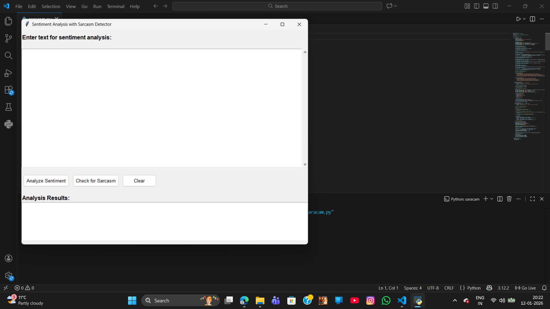 sentiment analysis with sarcasm - Screenshot 5