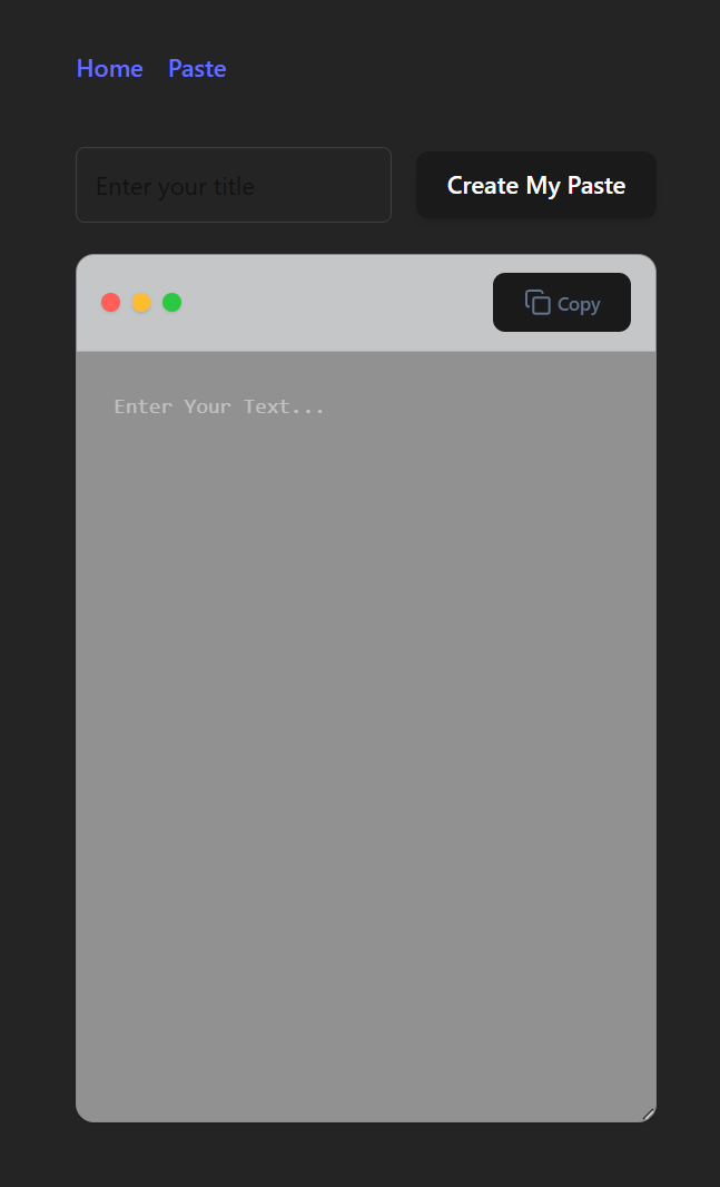 Paste Snippet - Screenshot 1