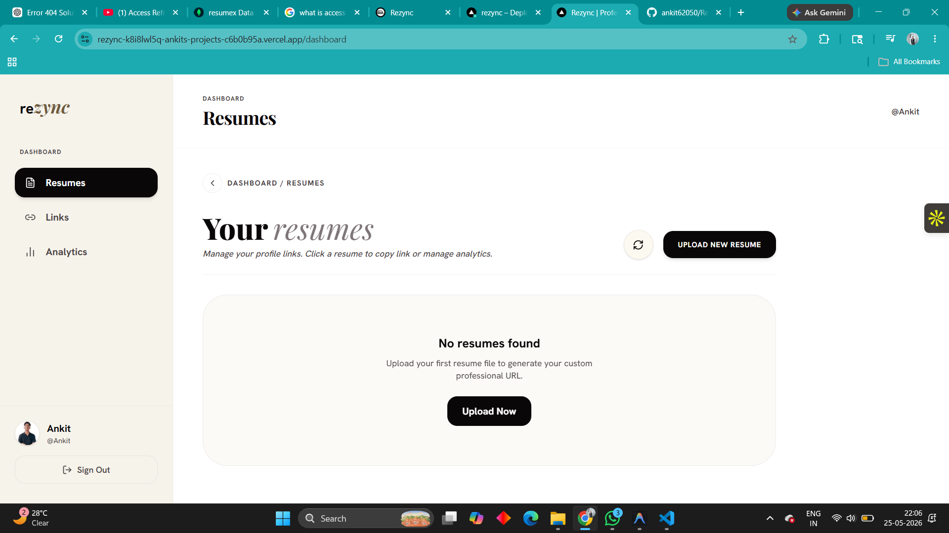 Rezync – Resume Management Platform with Cloud Storage - Screenshot 3