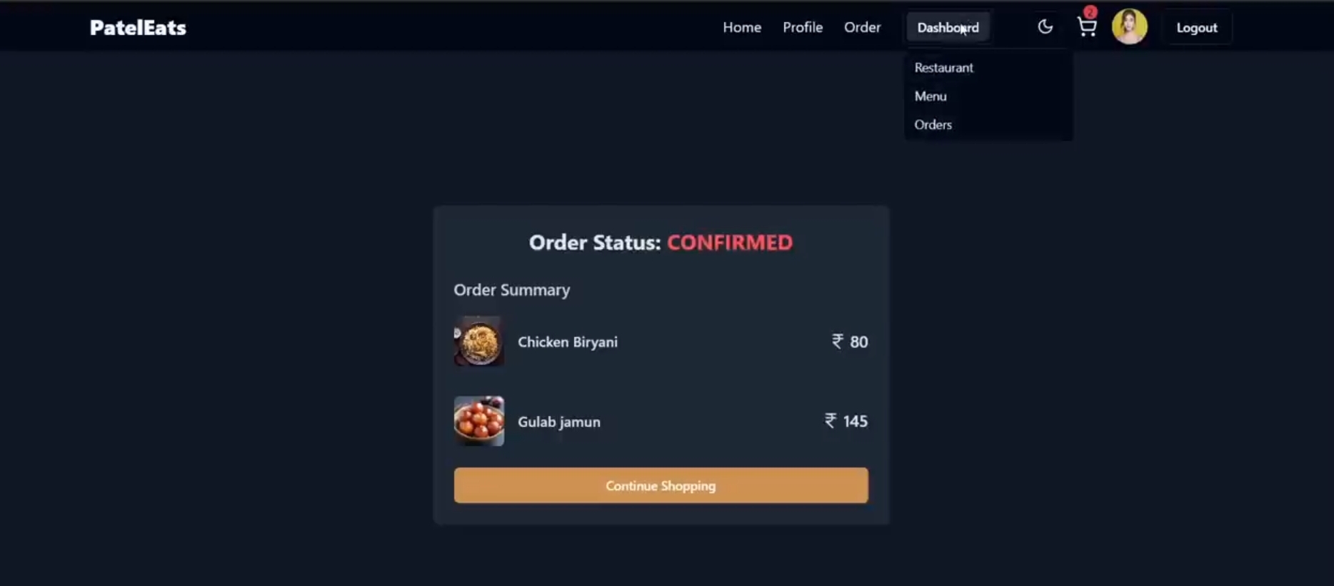 Patel Eats - Screenshot 5