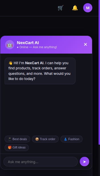 NexCart — Full-Stack E-Commerce Platform - Screenshot 3