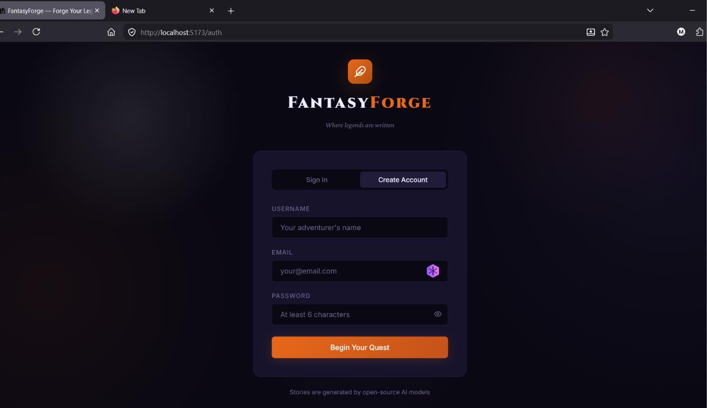 Fantasy Forge AI - Screenshot 3