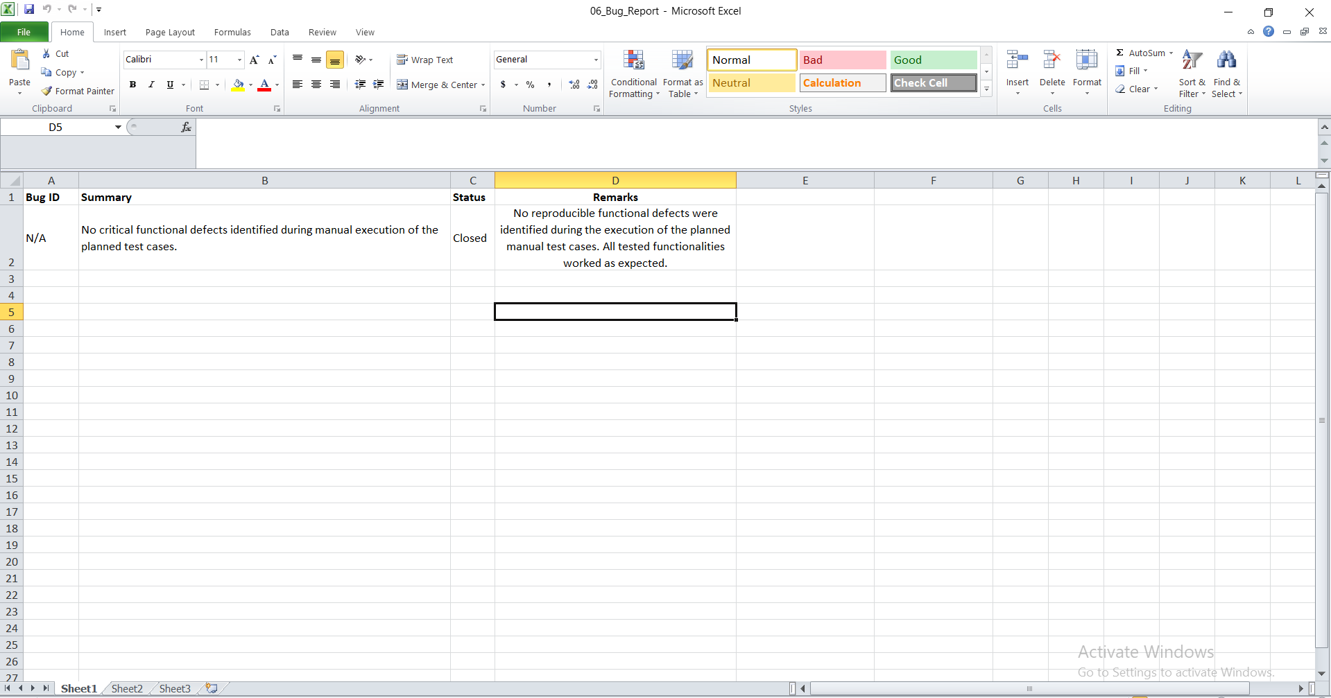 E-Commerce Web Application Testing - Screenshot 2