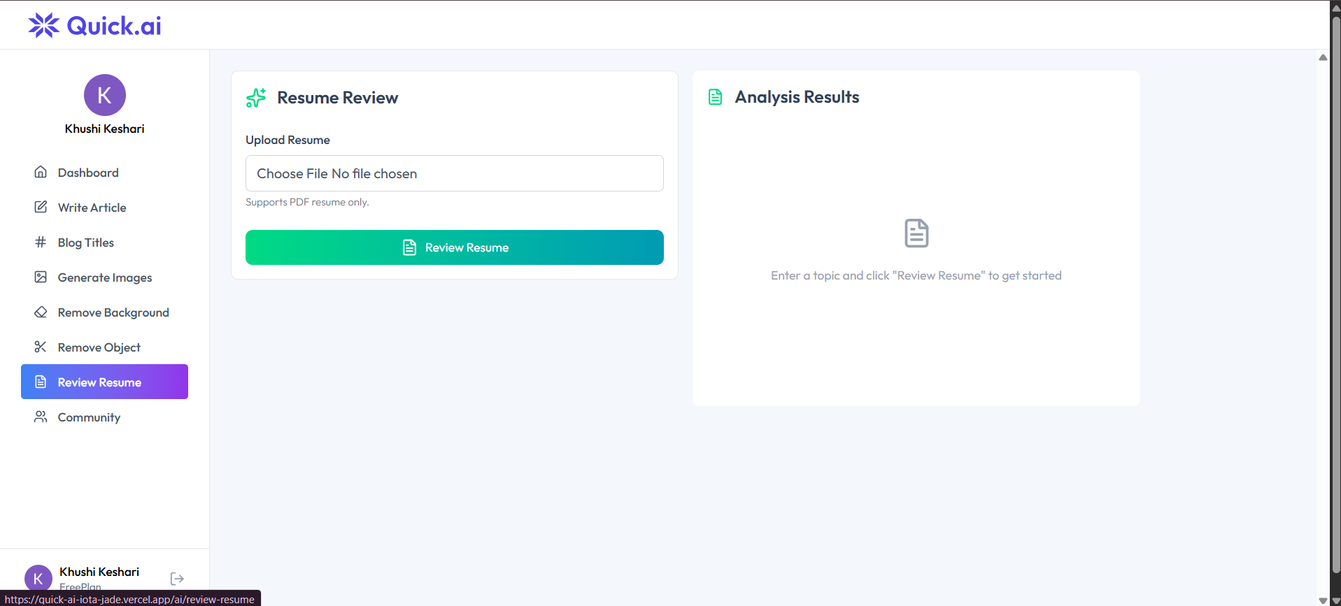 Quick.ai – All-in-One AI Content Creation Platform - Screenshot 5
