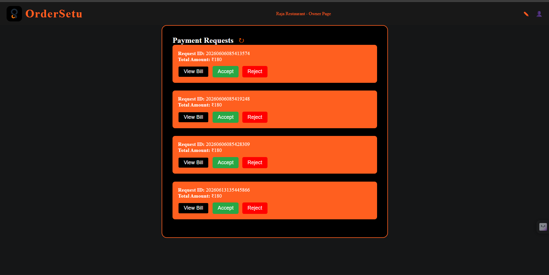 OrderSetu – AI-powered smart restaurant ordering and management system - Screenshot 5