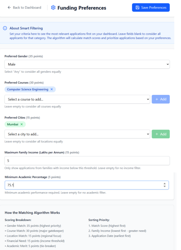 ScholarBridge - Where Every Scholarship Finds You - Screenshot 6