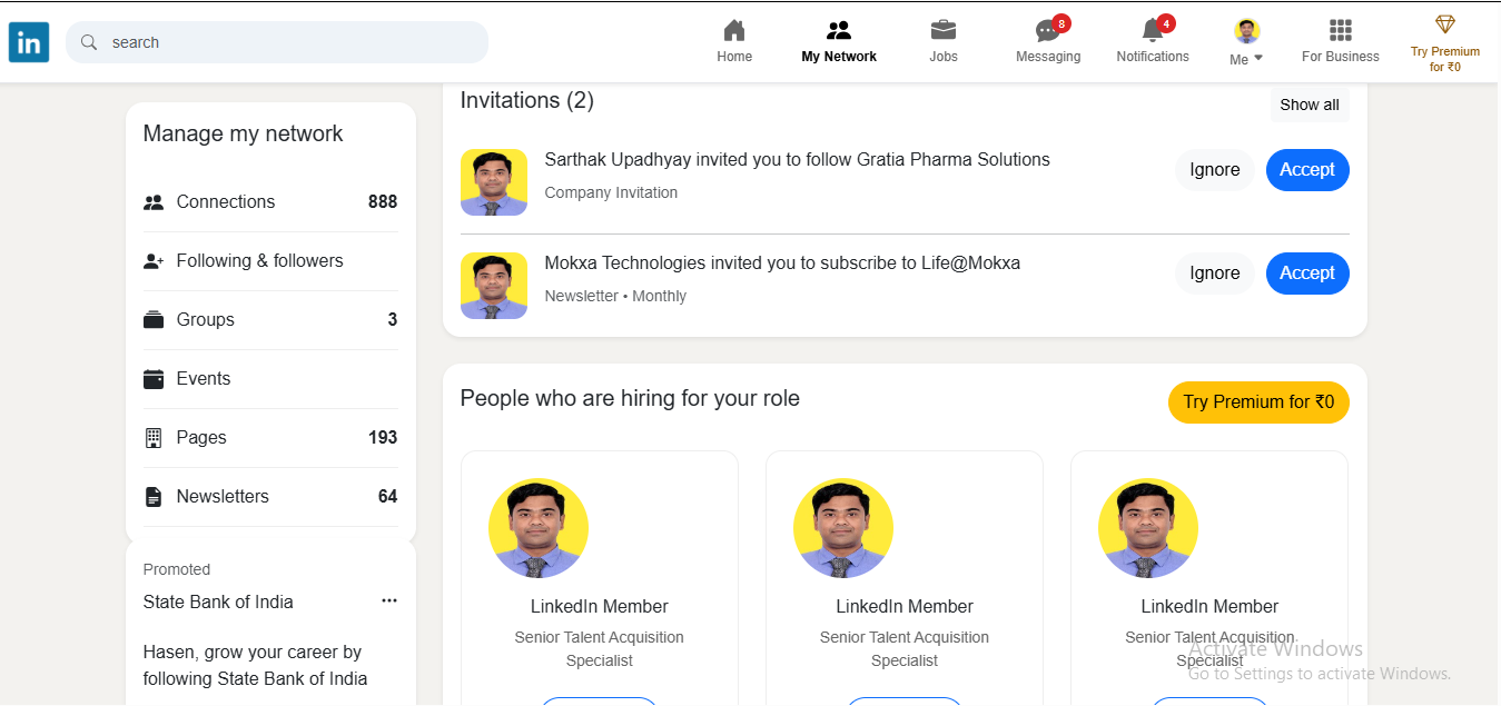LinkedIn Clone – Professional Social Networking Web Application - Screenshot 4