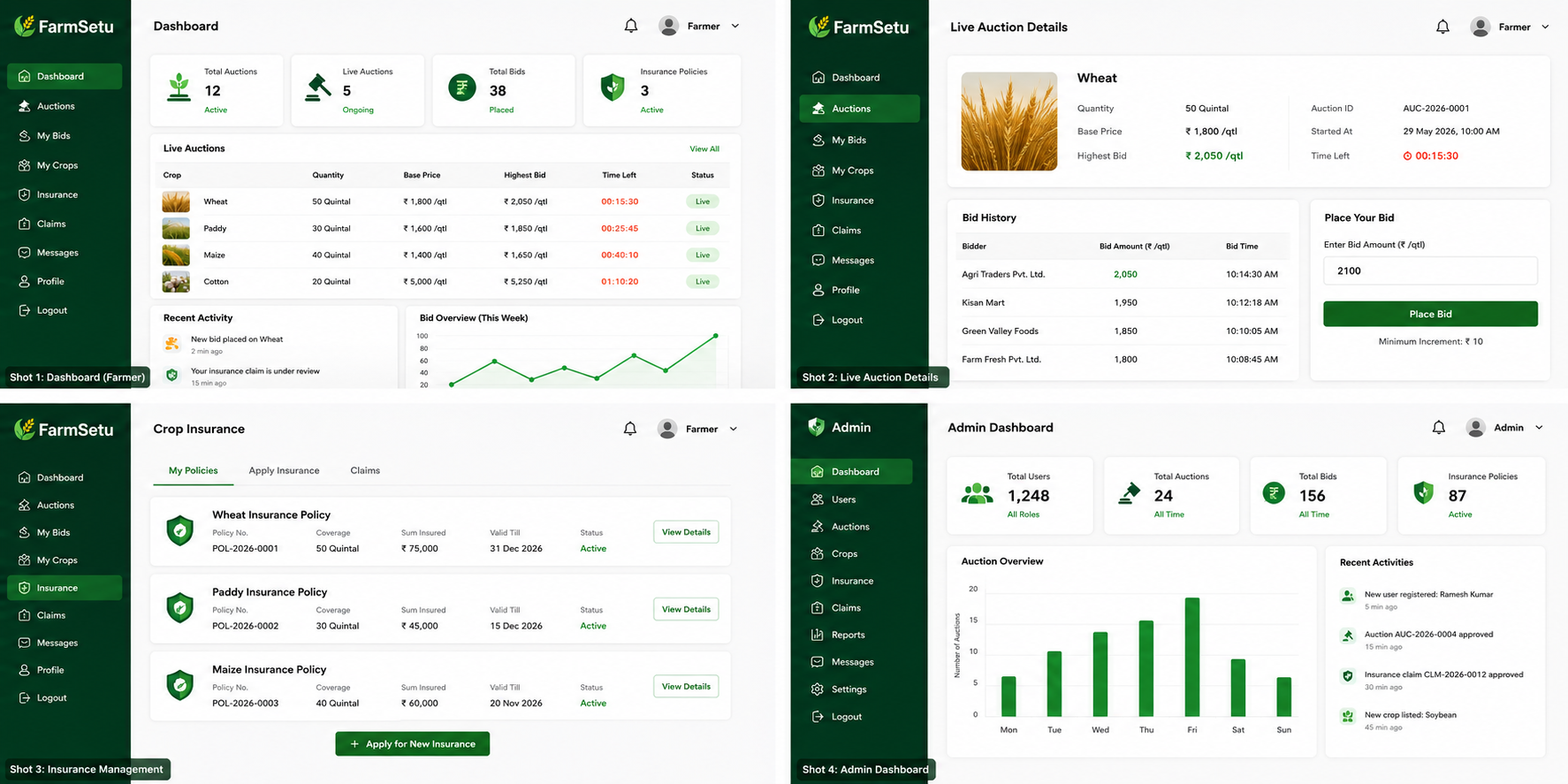 FarmSetu – Microservices Digital Agri Marketplace - Screenshot 1