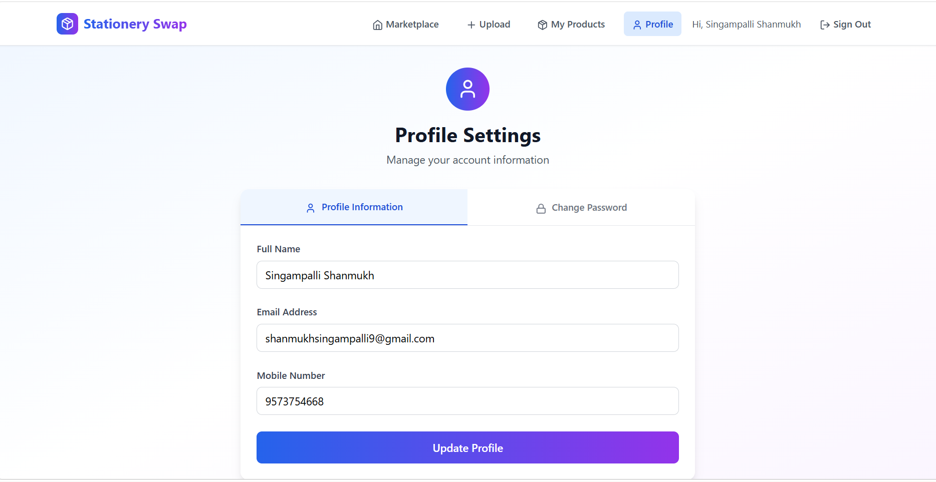 Stationery Swap – Student Marketplace for Buying & Selling Stationery - Screenshot 5