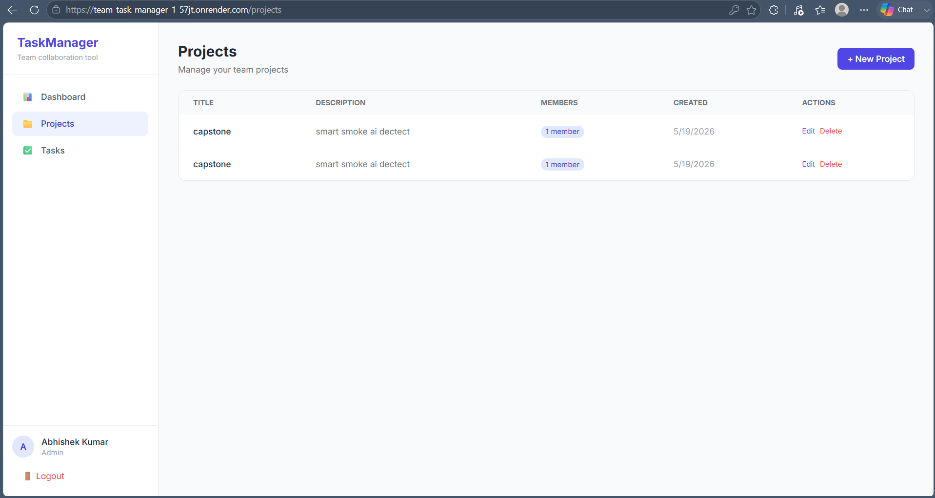 Team-Task-Manager - Screenshot 5