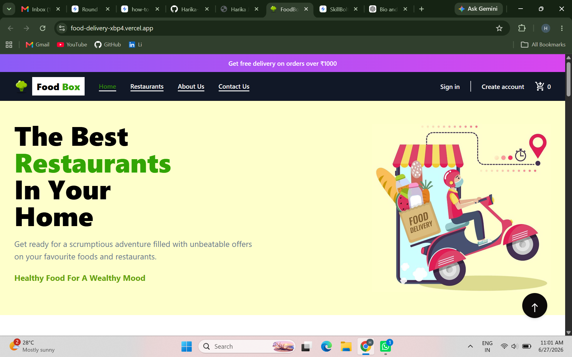 Food Delivery App