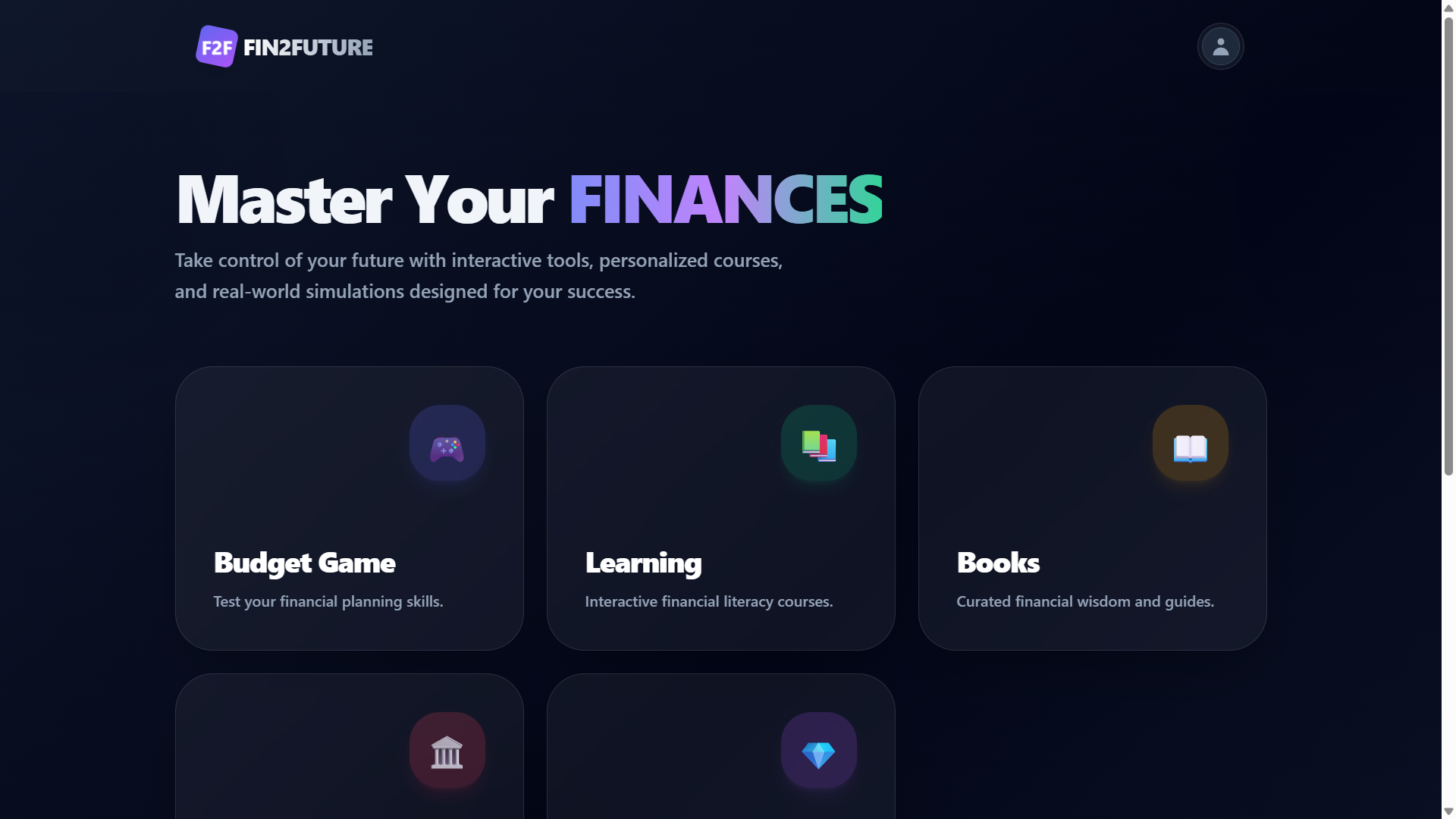 Fin2Future – Gamified Financial Literacy Web Application