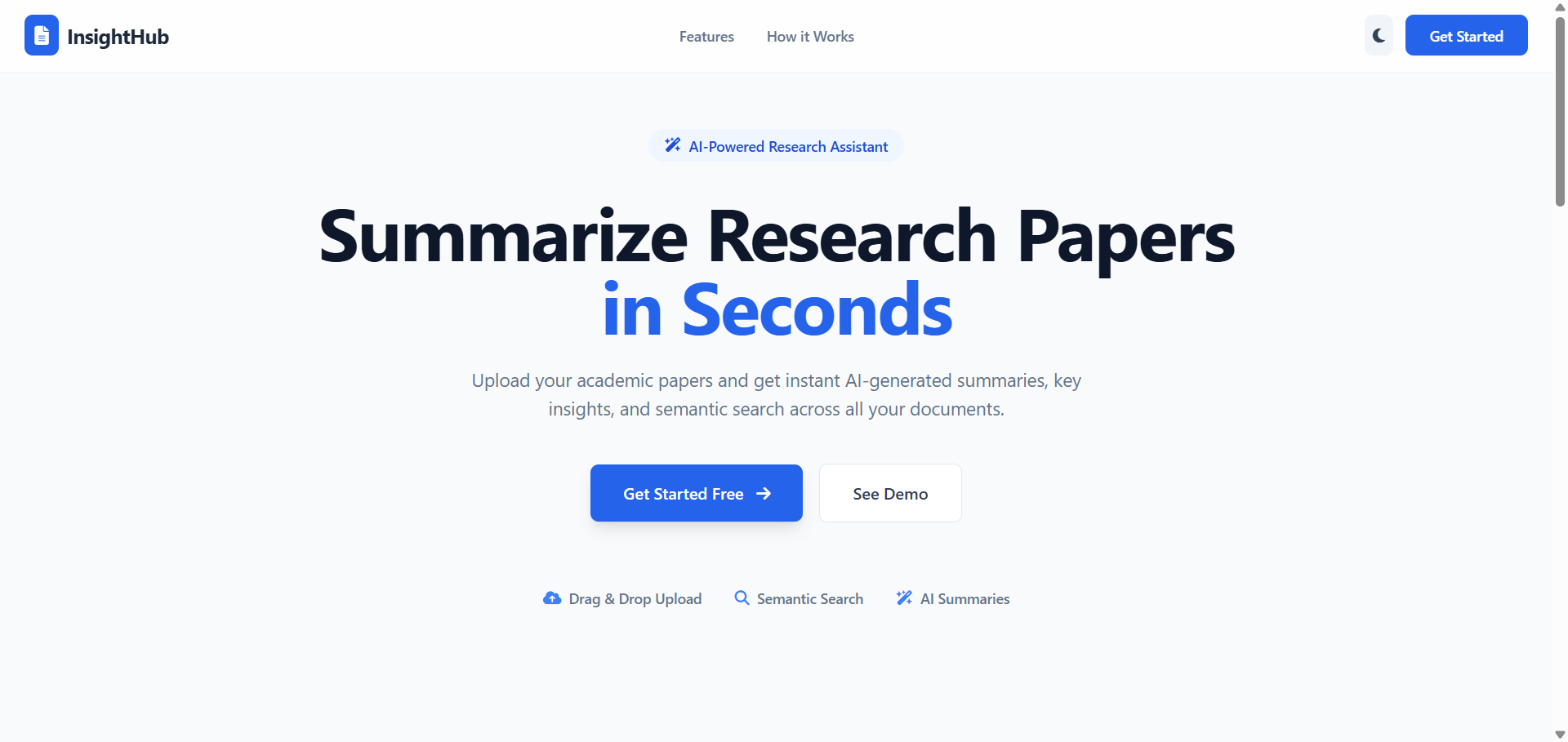 AI Powered Research Paper Summarizer and Insight Extraction