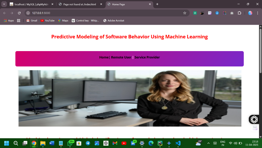 Software Behaviour Predictor