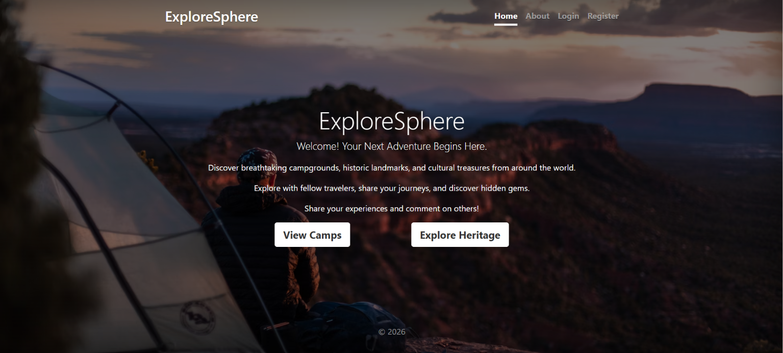 ExploreSphere - Full-Stack Travel & Heritage Discovery Platform