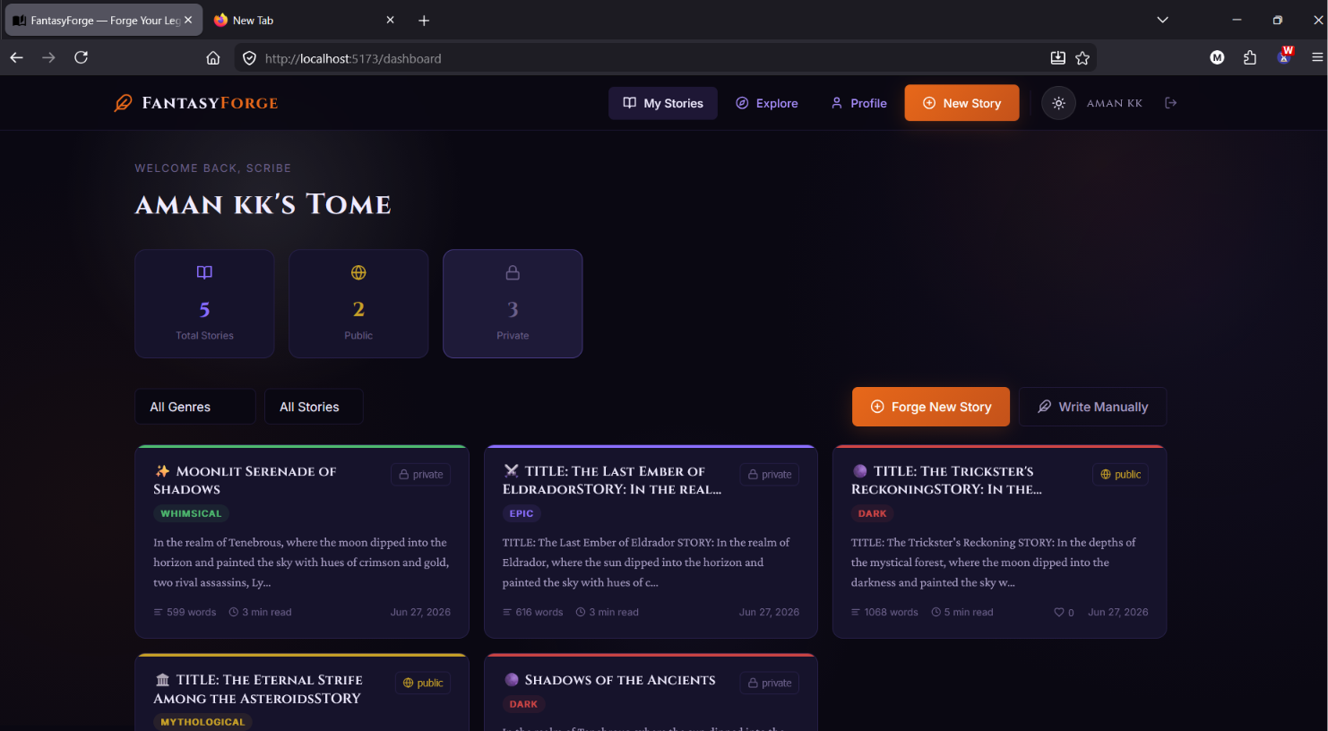 Fantasy Forge AI