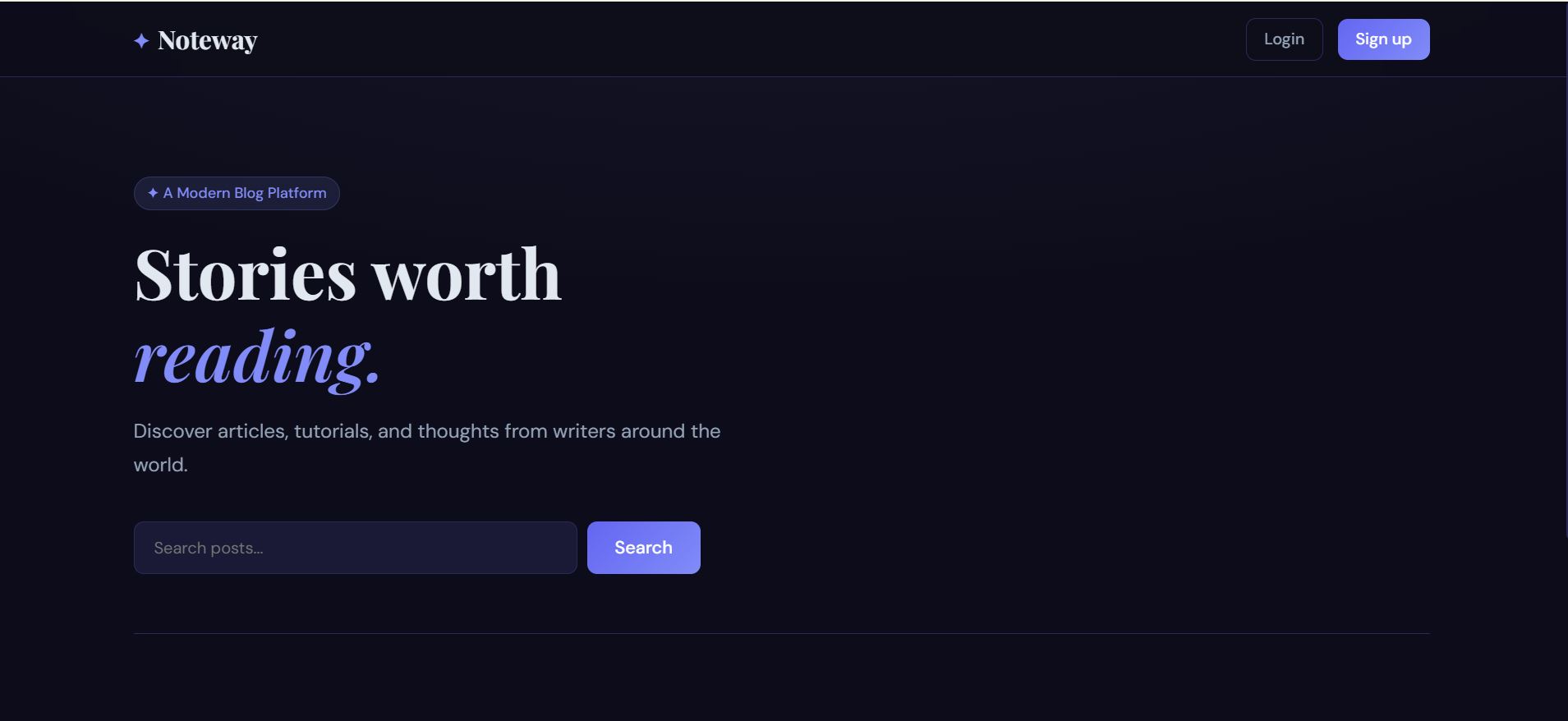 FULL STACK BLOG WITH AUTH